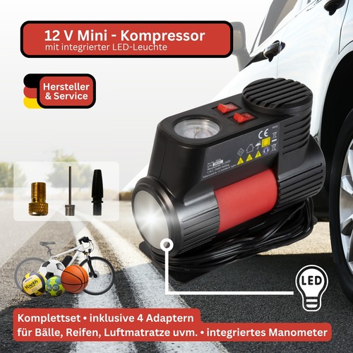 Mini kompressor 12v tragbar - mini,